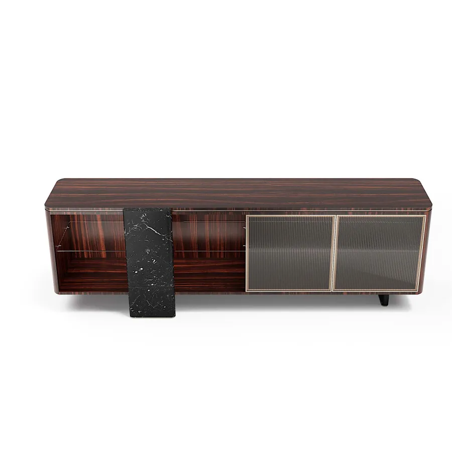 obrazek 6 Luksusowy modernistyczny kredens do salonu - prosto z Włoch