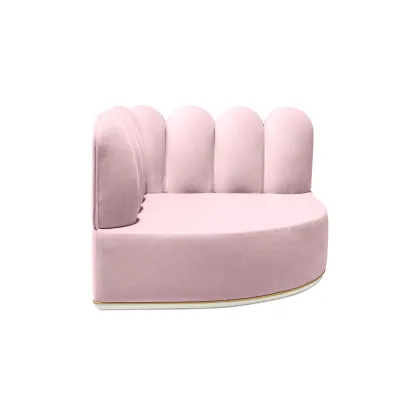 Zdjęcie Urzekająca różowa sofa dziecięca