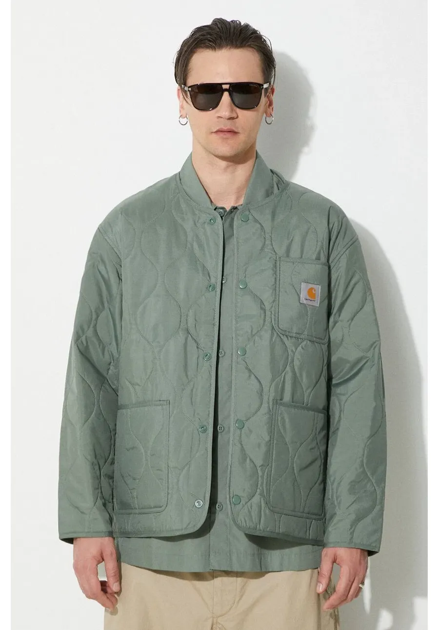 obrazek 1 Carhartt WIP kurtka Skyton Liner męska kolor zielony przejściowa oversize I032990.1YFXX