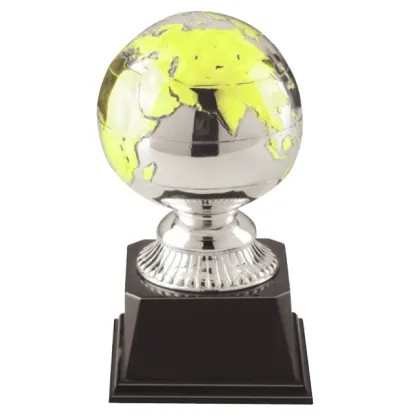 Picture Italian statuette with a globe - Astra Argenti