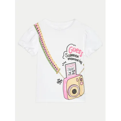 Zdjęcie Guess T-Shirt K4GI13 K6YW4 Biały Regular Fit