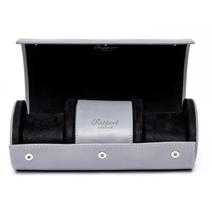 Picture Stylish case for three watches - natural leather