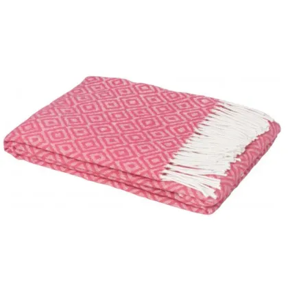 Zdjęcie Modna narzuta, pled z mieszanki wełny 130x170 cm