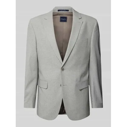 Zdjęcie Marynarka zapinana na dwa guziki z żywej wełny z kołnierzem z połami