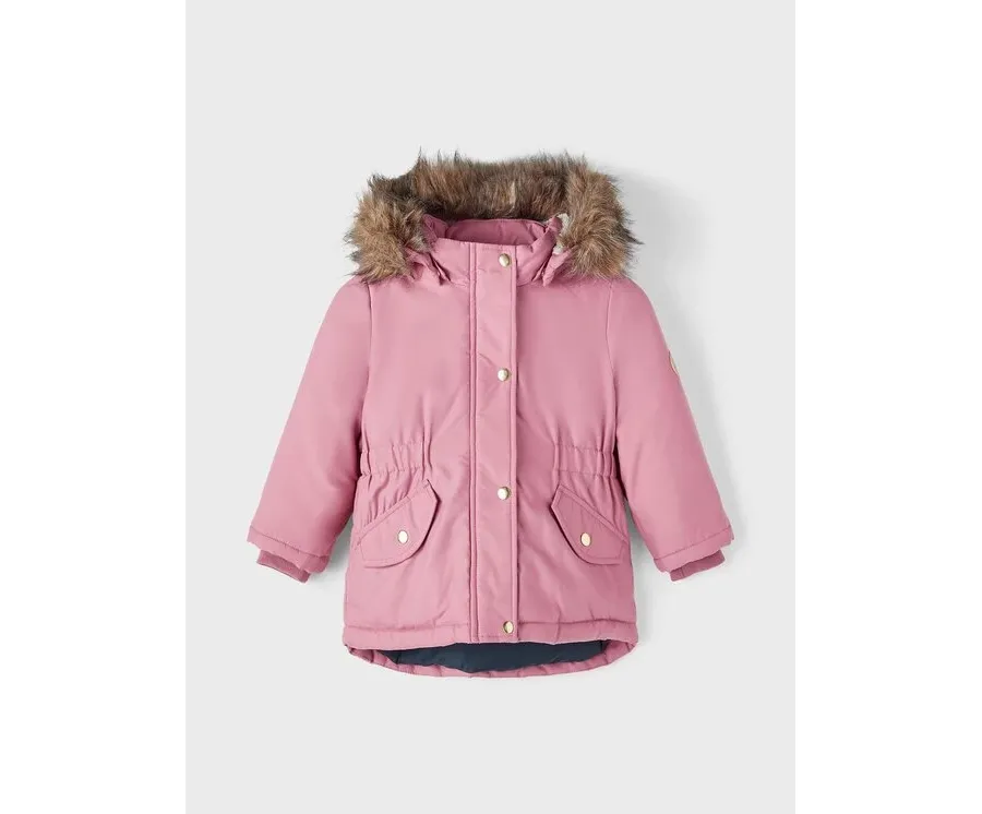 obrazek 1 NAME IT Kurtka zimowa 13216492 Różowy Regular Fit