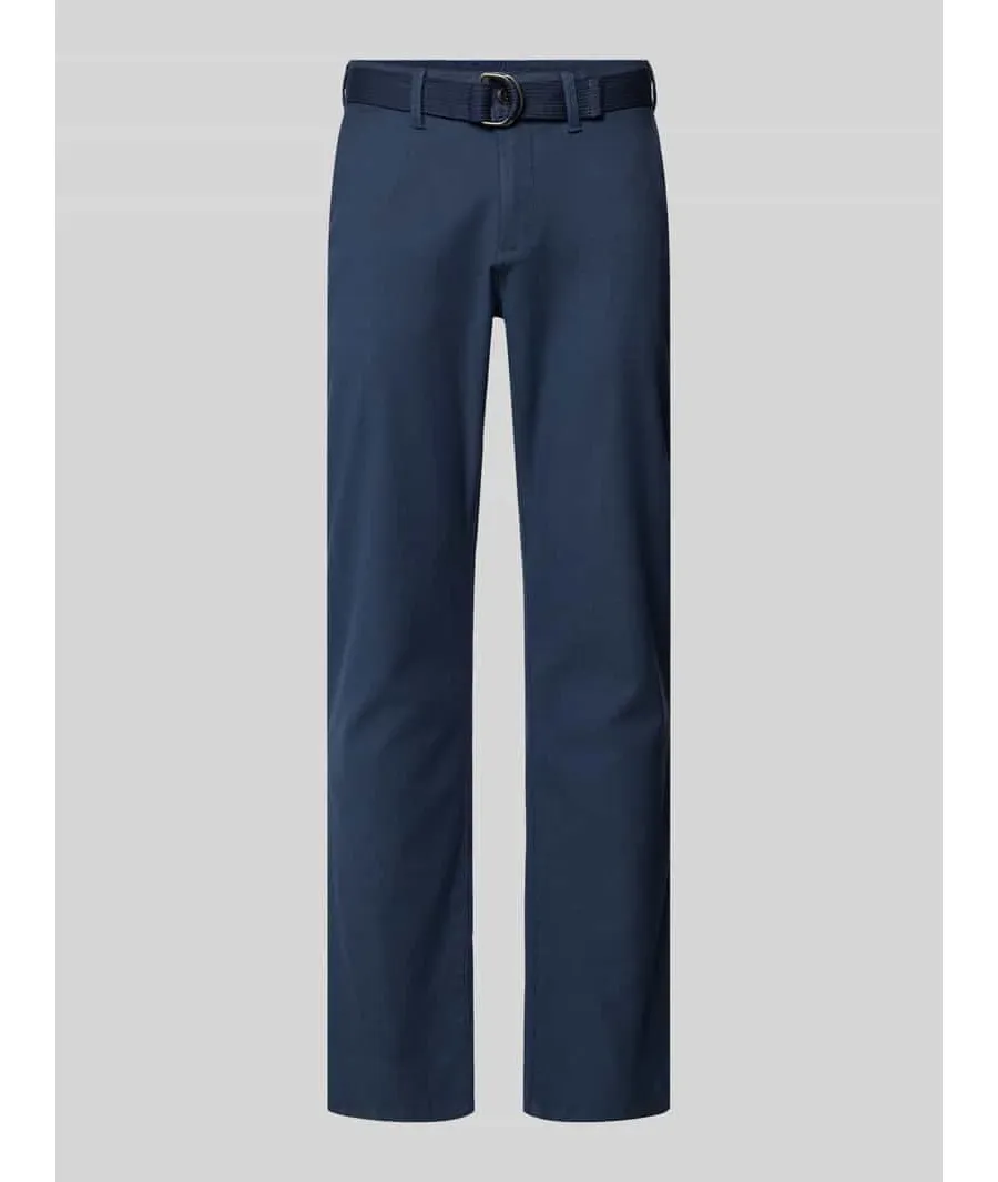 obrazek 1 Chinosy o kroju slim fit z paskiem