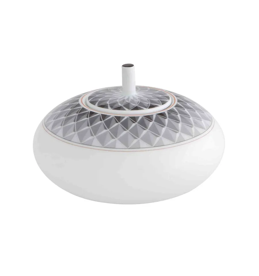 obrazek 1 Porcelanowa cukiernica Maya z wyjątkowym geometrycznym wykończeniem - Vista Alegre