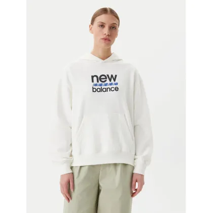 Zdjęcie New Balance Bluza Sport Graphic WT51519 Biały Relaxed Fit