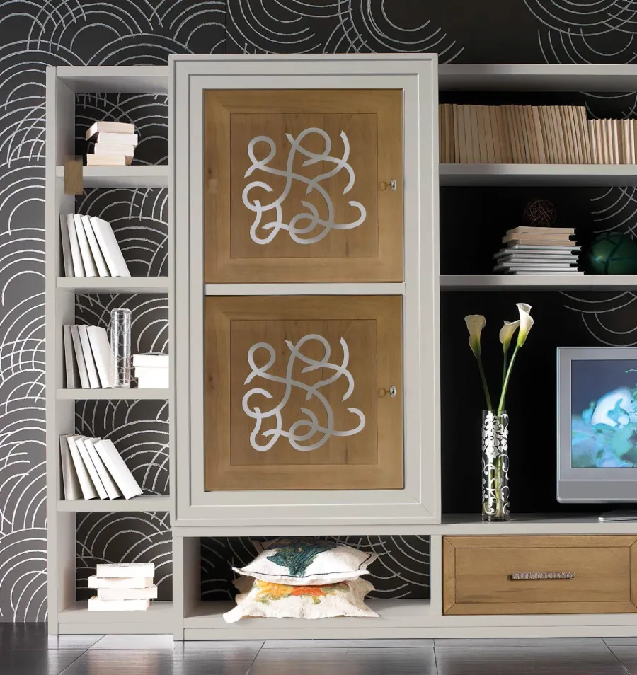 picture 2 Classic bookcase for a luxury apartment - Cantiero