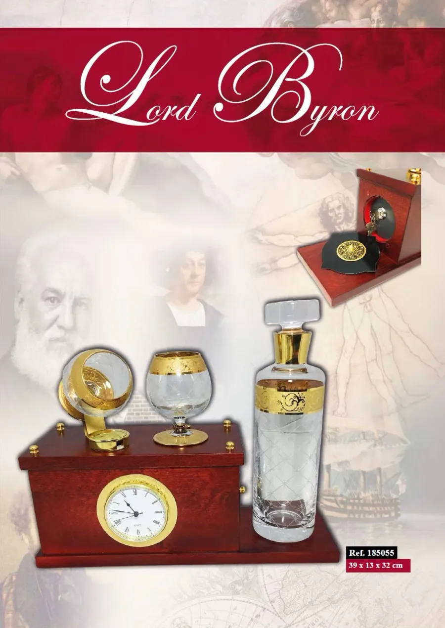 obrazek 1 Sejf oraz zestaw do koniaku Lord Byron