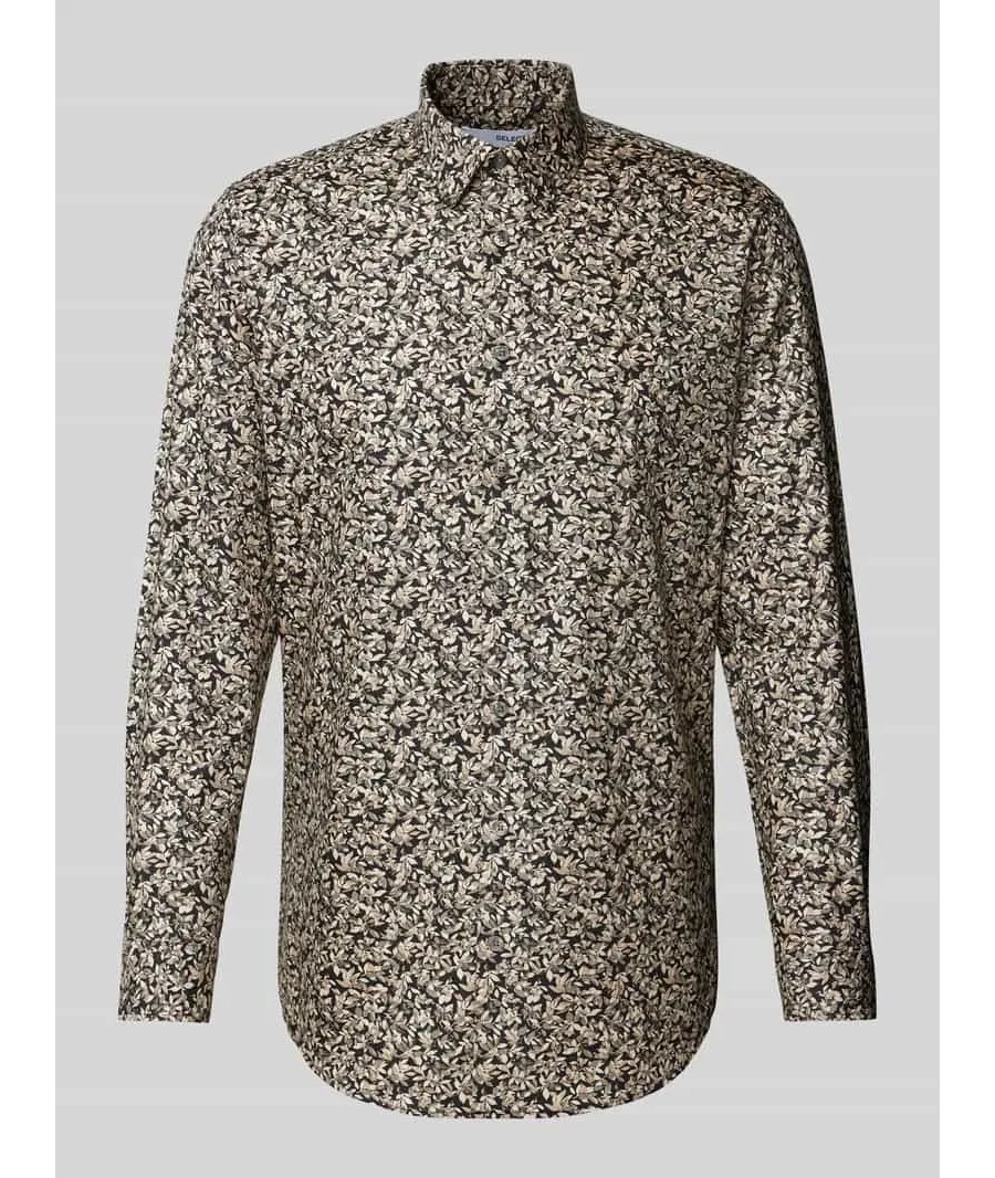 obrazek 1 Koszula casualowa o kroju slim fit z kołnierzykiem typu kent model ‘ETHAN’