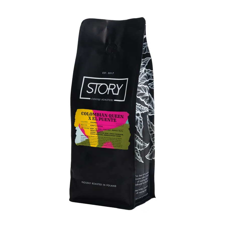 obrazek 1 Story Coffee Roasters - kawa ziarnista Colombian Queen El Puente - Kolumbia Blend Filter 1 kg STORY COFFEE ROASTERS