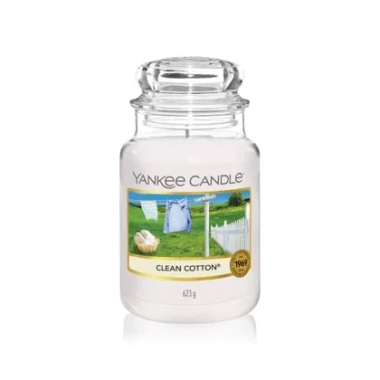 Zdjęcie Yankee Candle Clean Cotton Housewarmer Świeca zapachowa 0.623 kg