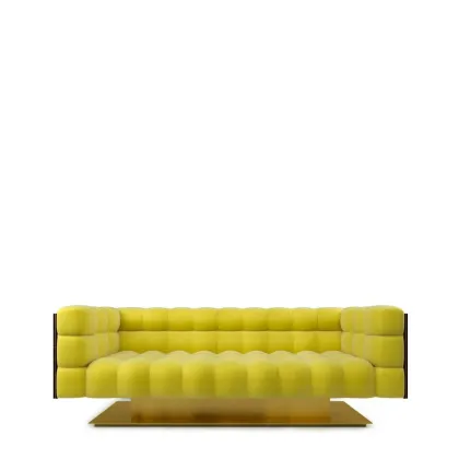 Zdjęcie Elegancka trzyosobowa sofa tapicerowana H.77xL.212xP.87 cm