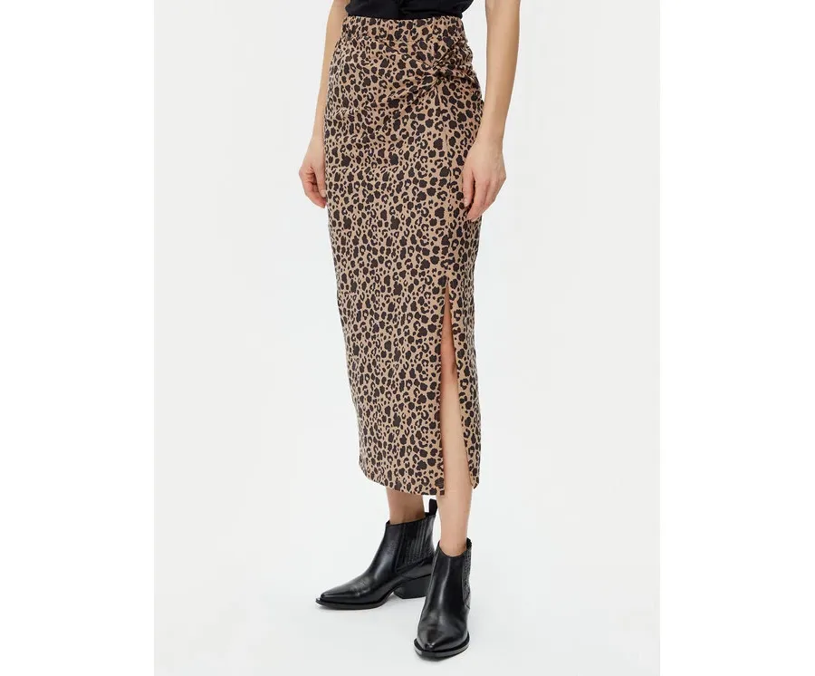 obrazek 1 Noisy May Spódnica maxi Camilla 27029673 Brązowy Regular Fit