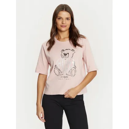 Zdjęcie Guess T-Shirt V5RI09 I3Z14 Różowy Regular Fit