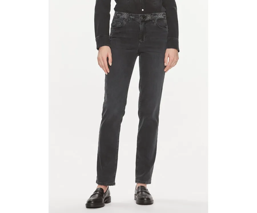 obrazek 1 Liu Jo Jeansy UF3016 D4391 Szary Slim Fit