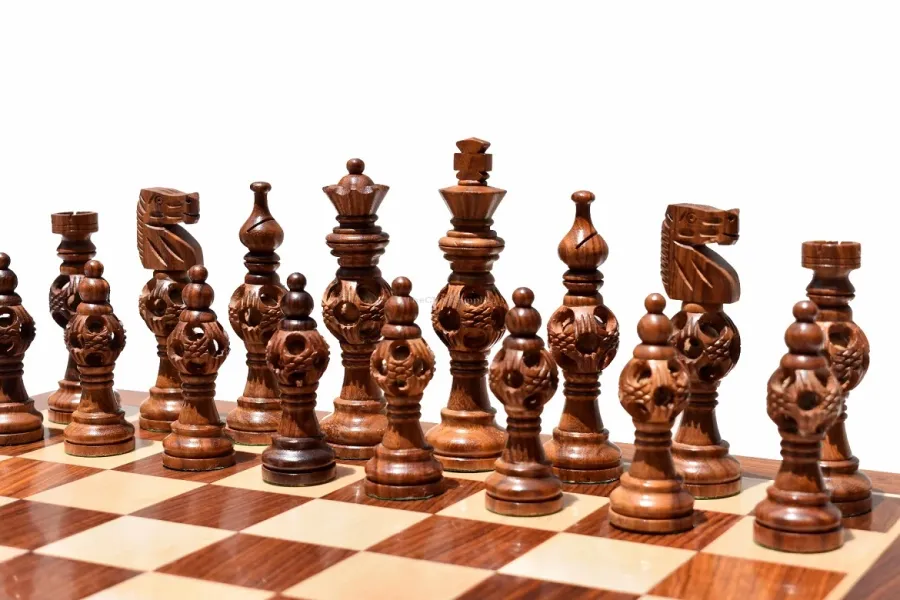obrazek 5 Nowoczesny składany zestaw szachowy - The Chess Empire