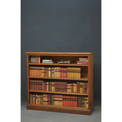 Zdjęcie Antyk - Regał na książki z litego dębu z późnego okresu wiktoriańskiego