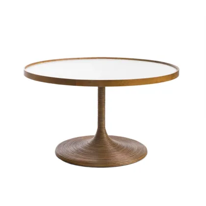 Picture Exclusive rattan living room table 80 cm - Kenneth Cobonpue