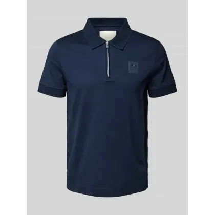 Zdjęcie Koszulka polo z krótkim zamkiem błyskawicznym model ‘Brizio’