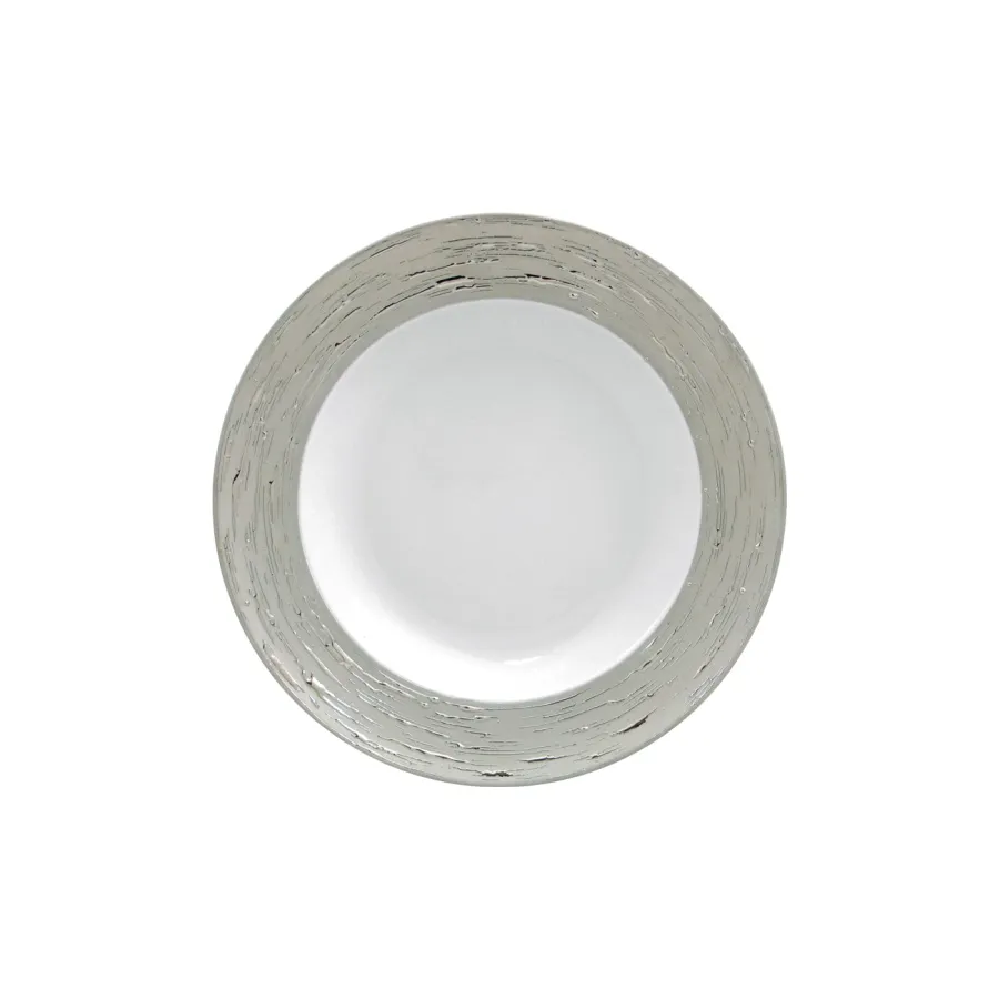 obrazek 1 Stylowy talerz do zupy 23 cm wykonany z porcelany - Porcel