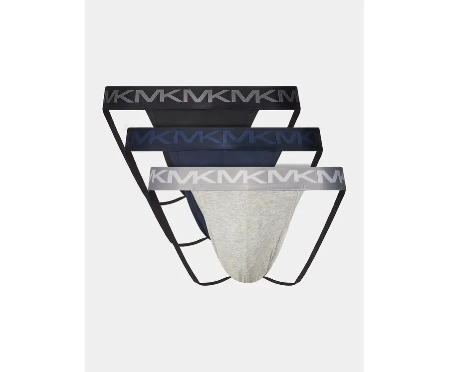obrazek 1 Michael Kors Komplet 3 par slipów 6BR1J10033 Granatowy
