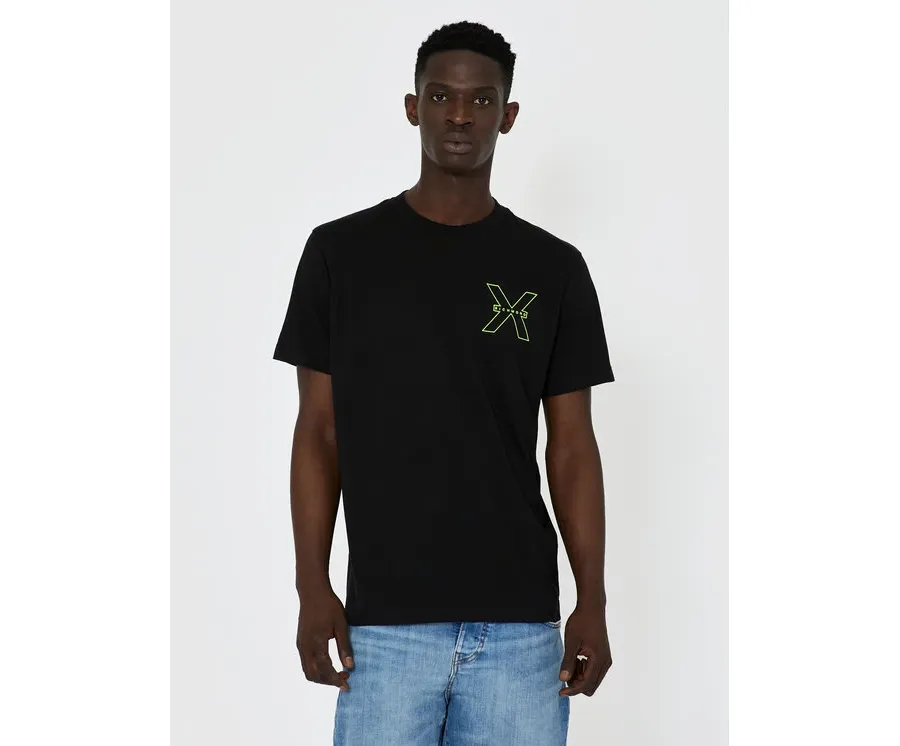 obrazek 1 Richmond X T-Shirt Rached UMP24031TS Czarny Regular Fit