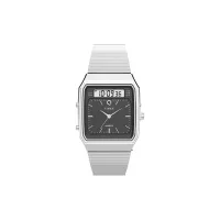 Zdjęcie Timex Zegarek Q Timex® 1982 Ana-Digi Reissue Chronograph TW2Y05900 Srebrny