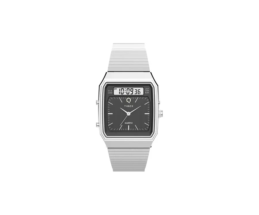 obrazek 1 Timex Zegarek Q Timex® 1982 Ana-Digi Reissue Chronograph TW2Y05900 Srebrny