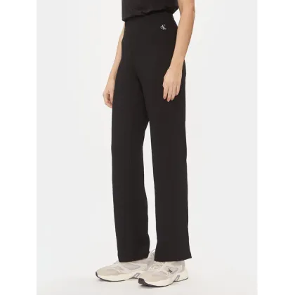 Zdjęcie Calvin Klein Jeans Spodnie dzianinowe J20J222685 Czarny Straight Fit