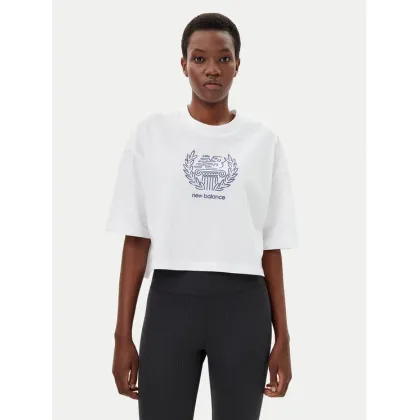 Zdjęcie New Balance T-Shirt WT51935 Biały Oversize