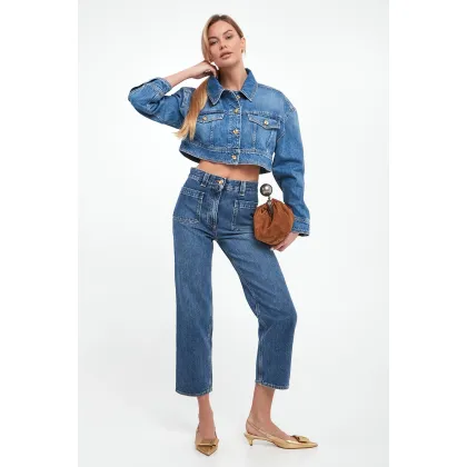 Zdjęcie Jeansy damskie ELISABETTA FRANCHI Elisabetta Franchi