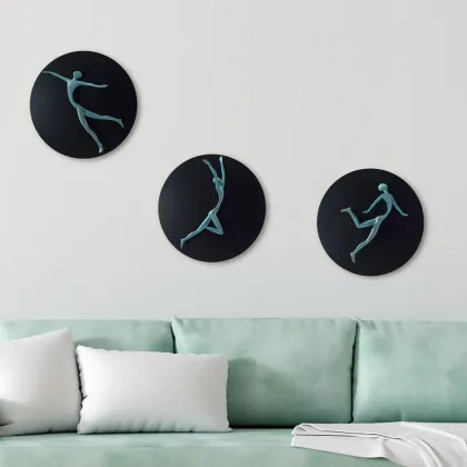 Picture Modern metal wall art for the living room