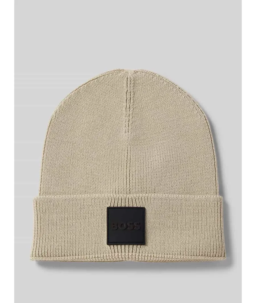 obrazek 1 Czapka beanie z detalem z logo model ‘Foxxy’