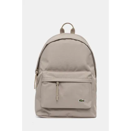 Zdjęcie Lacoste plecak kolor beżowy duży gładki NU4592NE