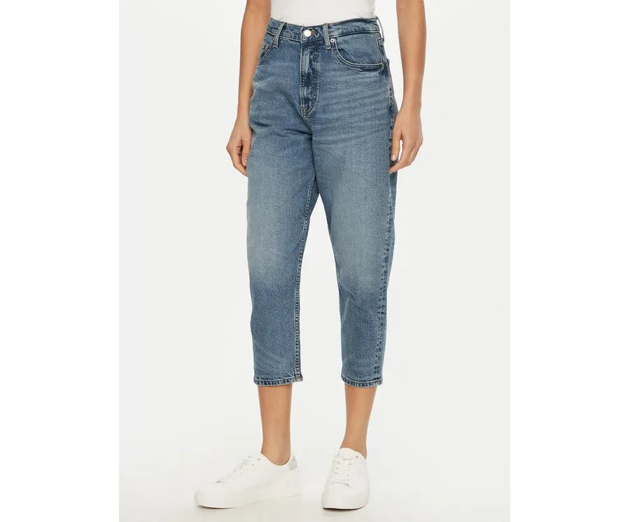obrazek 1 Tommy Jeans Jeansy DW0DW19768 Niebieski Mom Fit
