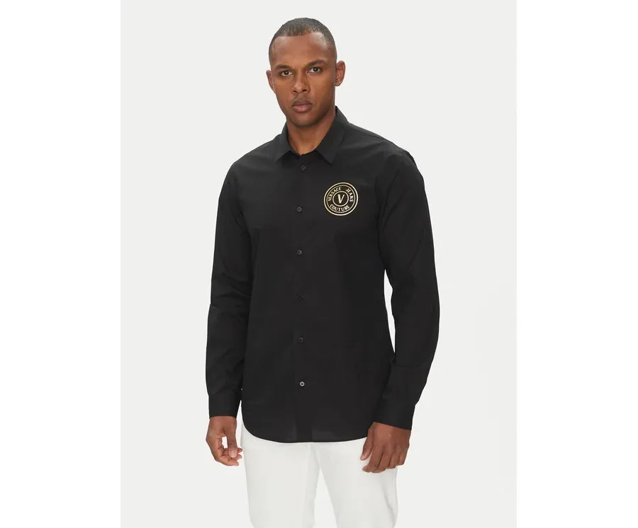 obrazek 1 Versace Jeans Couture Koszula 78GALYS1 Czarny Slim Fit