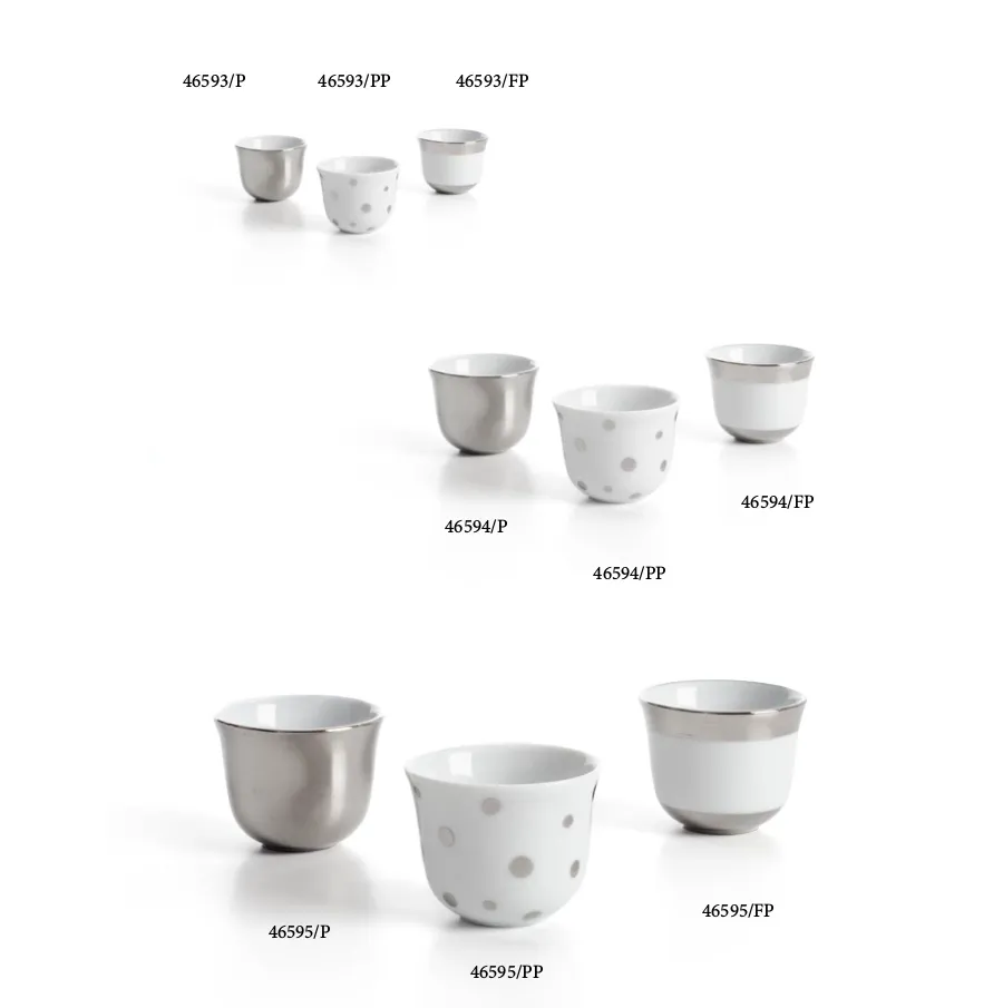 obrazek 3 Porcelanowa doniczka w urocze grochy