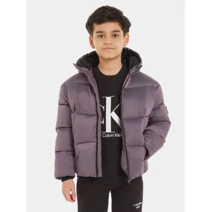 Zdjęcie Calvin Klein Jeans Kurtka puchowa Hyper Two Tone IB0IB01818 Fioletowy Regular Fit