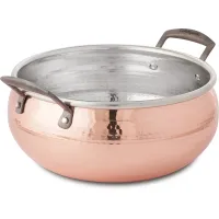 Zdjęcie Garnek do fasoli 2 uchwyty Ø 24cm indukcja - Cu Artigiana