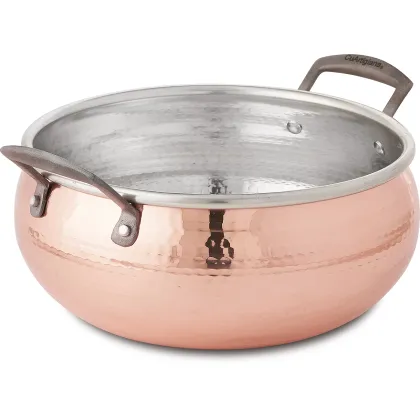 Zdjęcie Garnek do fasoli 2 uchwyty Ø 24cm indukcja - Cu Artigiana