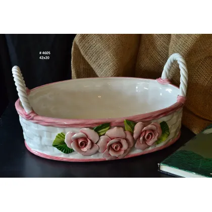 Picture A wonderful decorative basket with two handles