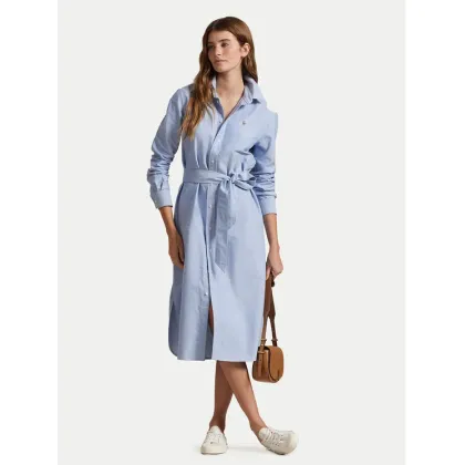 Zdjęcie Polo Ralph Lauren Sukienka koszulowa 211928804002 Niebieski Straight Fit