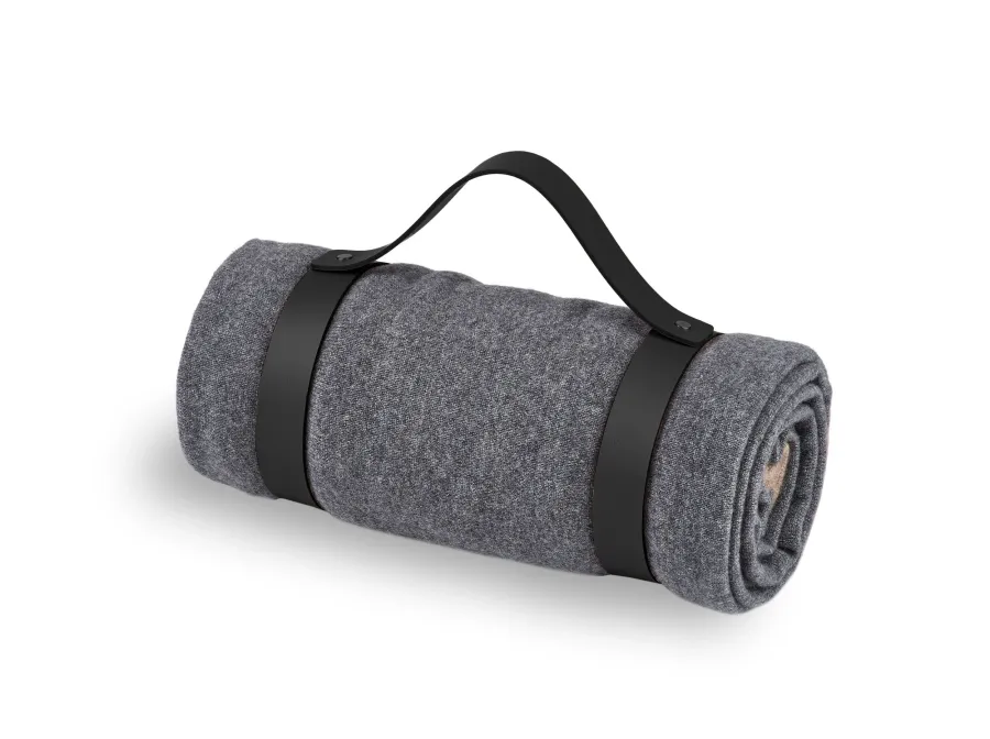 obrazek 2 Stylowy skórzany pas do koca w kolorze czarnym