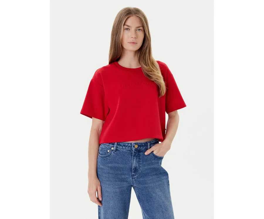 obrazek 1 MICHAEL Michael Kors T-Shirt MT551T65MF Czerwony Relaxed Fit