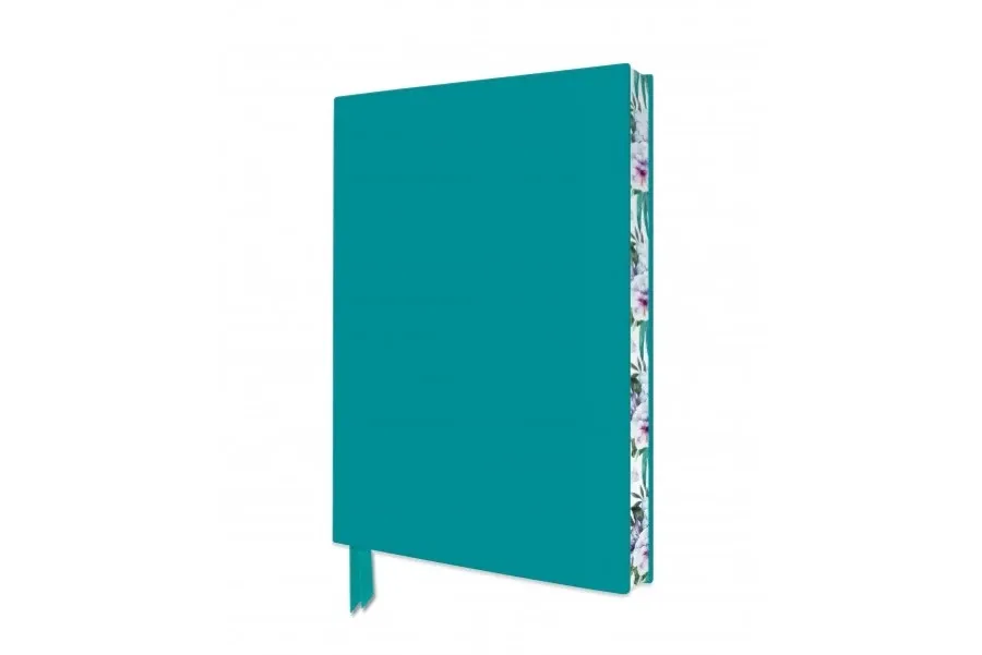 obrazek 1 Notatnik turkusowy ze skóry (Turquoise Artisan) - Flame Tree Publishing