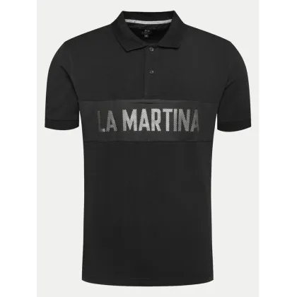 Zdjęcie La Martina Polo YMP310 JS324 Czarny Regular Fit