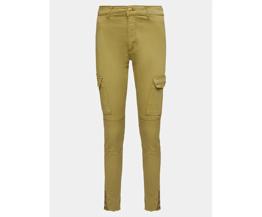 obrazek 1 Alpha Industries Spodnie materiałowe Cargo 108022 Zielony Slim Fit