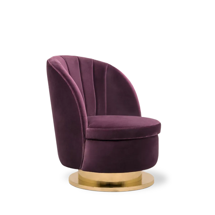 obrazek 3 Fioletowy fotel gabinetowy